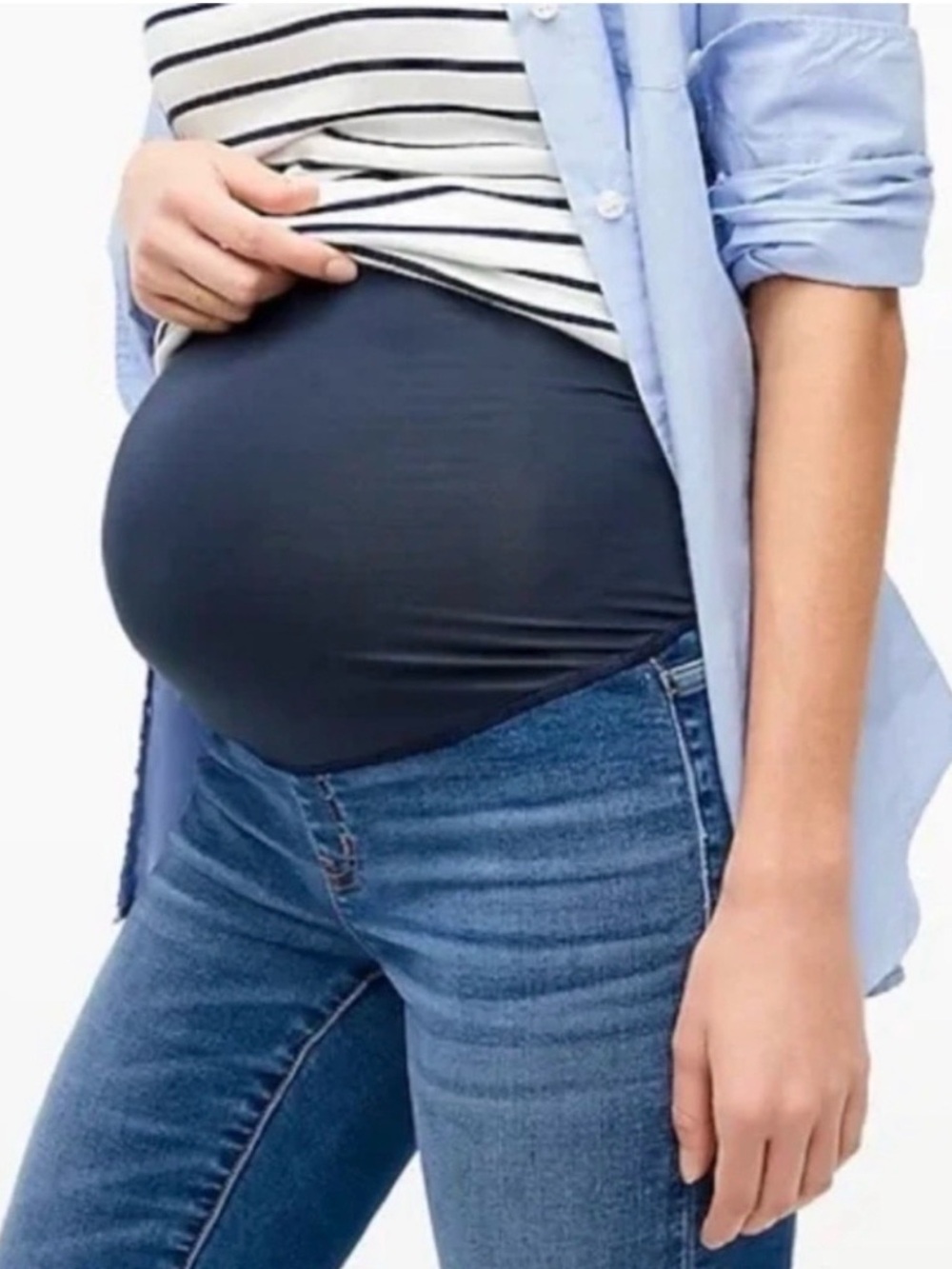 J Crew Over the Belly- Boot Cut Stretch Maternity Jean